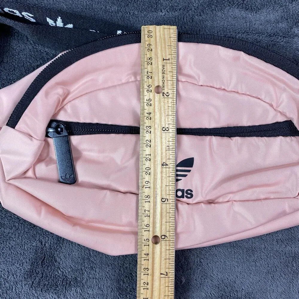 Adidas Originals National Waist Fanny Pack Pink Crossbody Bag Hip Belt NWT 12x6